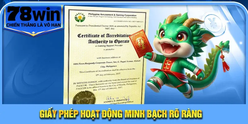 Trang Chủ 11 Tính pháp lý và giấy phép hoạt động